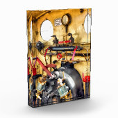 蒸気機関車 フォトブロック (左)