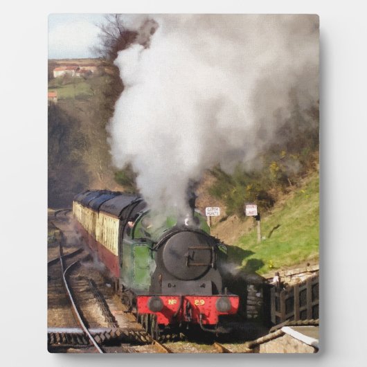 蒸気機関車 フォトプラーク (正面)