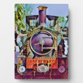 蒸気機関車 フォトプラーク (正面)