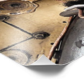 蒸気機関車 フォトプリント            (角)