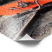 蒸気機関車 フォトプリント            (角)