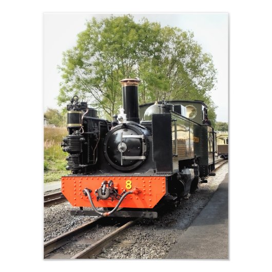 蒸気機関車 フォトプリント            (正面)