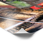 蒸気機関車 フォトプリント (角)