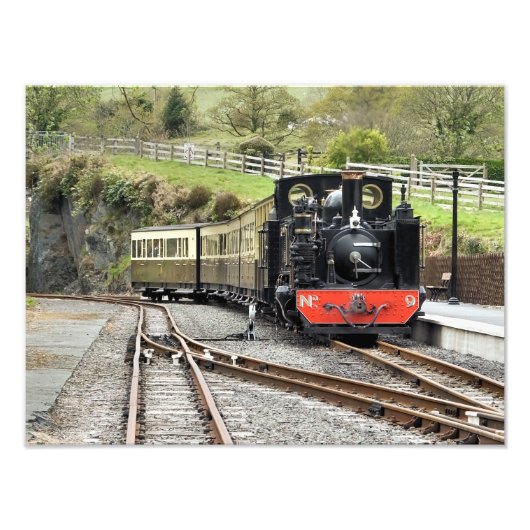 蒸気機関車 フォトプリント            (正面)