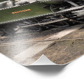 蒸気機関車 フォトプリント            (角)