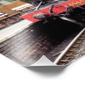 蒸気機関車 フォトプリント            (角)