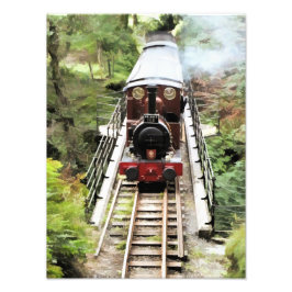 蒸気機関車 フォトプリント           
