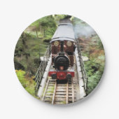 蒸気機関車 ペーパープレート (正面)