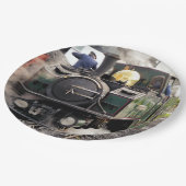 蒸気機関車 ペーパープレート (アングル)