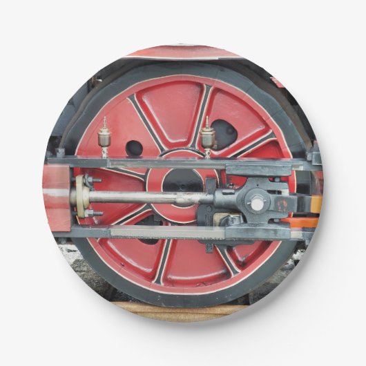 蒸気機関車 ペーパープレート (正面)
