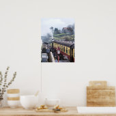 蒸気機関車 ポスター (キッチン)