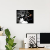 蒸気機関車 ポスター (ホームオフィス)