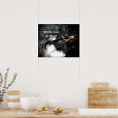 蒸気機関車 ポスター (キッチン)