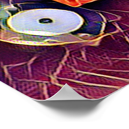 蒸気機関車 ポスター (角)