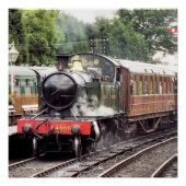 蒸気機関車 ポスター (正面)