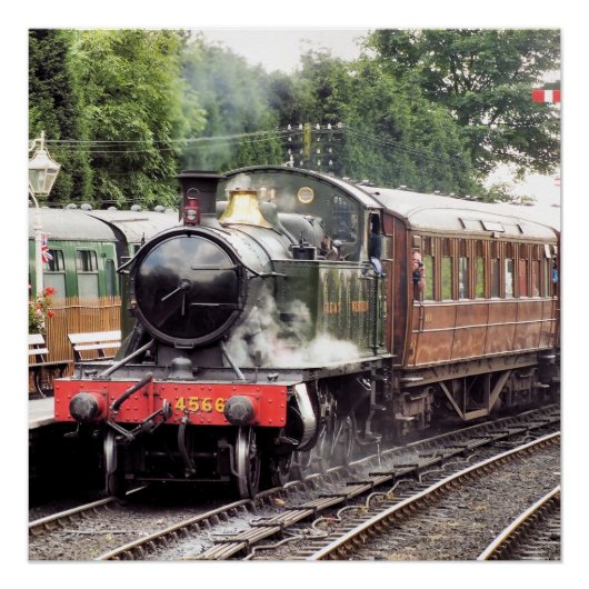 蒸気機関車 ポスター (正面)