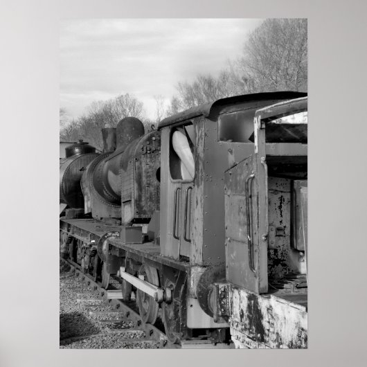 蒸気機関車 ポスター (正面)