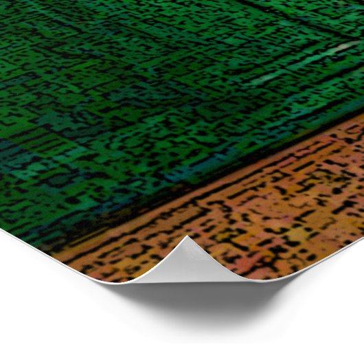 蒸気機関車 ポスター (角)