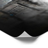 蒸気機関車 ポスター (角)