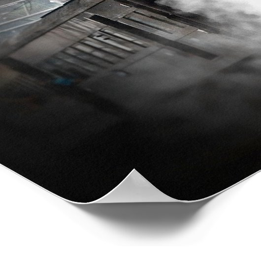 蒸気機関車 ポスター (角)