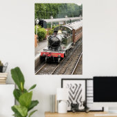 蒸気機関車 ポスター (ホームオフィス)