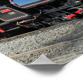 蒸気機関車 ポスター (角)