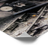 蒸気機関車 ポスター (角)