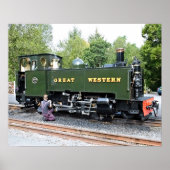 蒸気機関車 ポスター (正面)