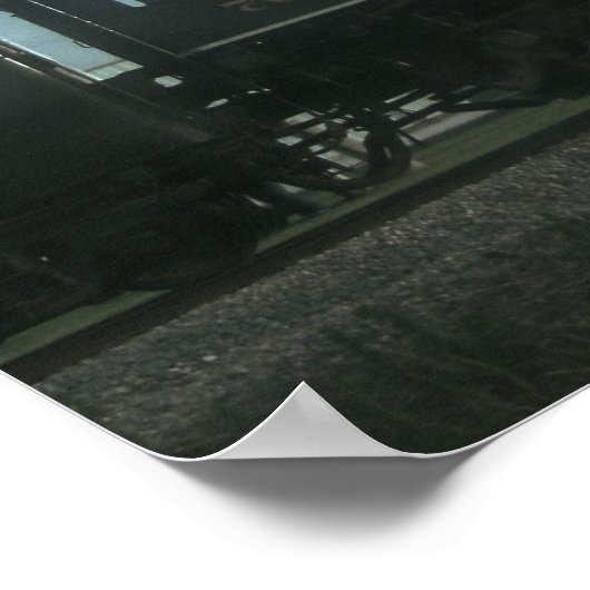 蒸気機関車 ポスター (角)