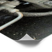 蒸気機関車 ポスター (角)