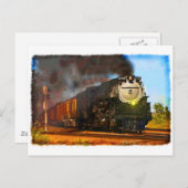 蒸気機関車 ポストカード (正面/裏面)