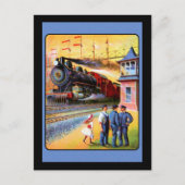 蒸気機関車 ポストカード (正面)