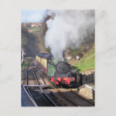 蒸気機関車 ポストカード (正面)