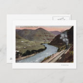 蒸気機関車 ポストカード (正面/裏面)