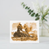 蒸気機関車 ポストカード (スタンド正面)