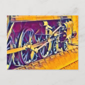 蒸気機関車 ポストカード (正面)