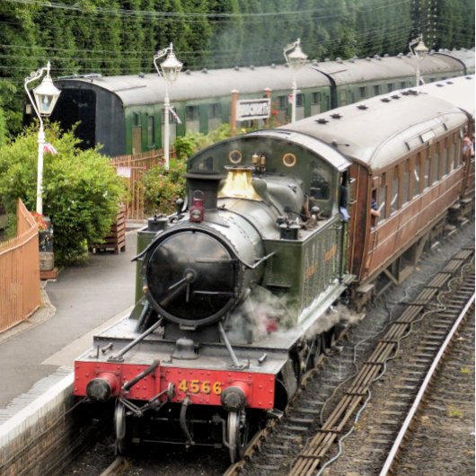 蒸気機関車 ポストカード