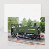 蒸気機関車 ポストカード (正面/裏面)