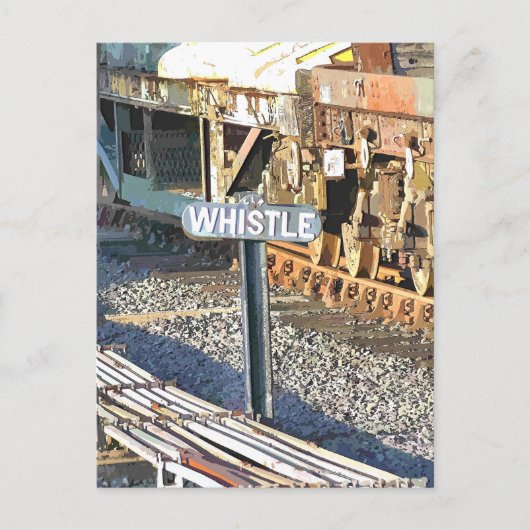 蒸気機関車 ポストカード (正面)