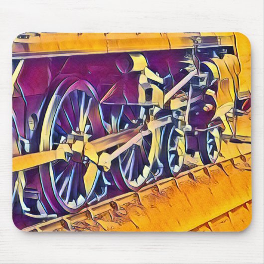 蒸気機関車 マウスパッド (正面)