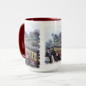 蒸気機関車 マグカップ (正面左)