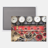 蒸気機関車 マグネット (正面/裏面)