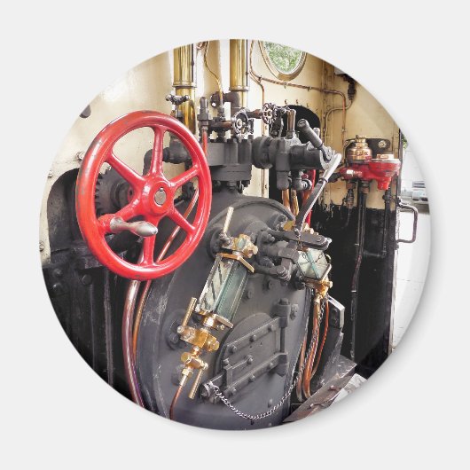 蒸気機関車 マグネット (正面)