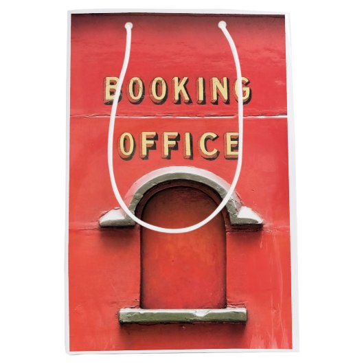 蒸気機関車 ミディアムペーパーバッグ (正面)