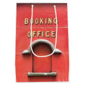 蒸気機関車 ミディアムペーパーバッグ (裏面)