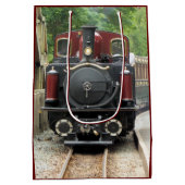 蒸気機関車 ミディアムペーパーバッグ (裏面)