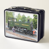 蒸気機関車 メタルランチボックス (裏面)