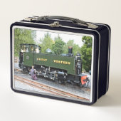 蒸気機関車 メタルランチボックス (正面)