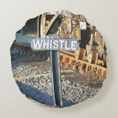 蒸気機関車 ラウンドクッション (裏面)