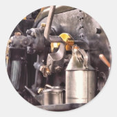 蒸気機関車 ラウンドシール (正面)